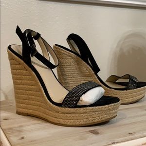 Pelle Moda  suede embellished platform sandals